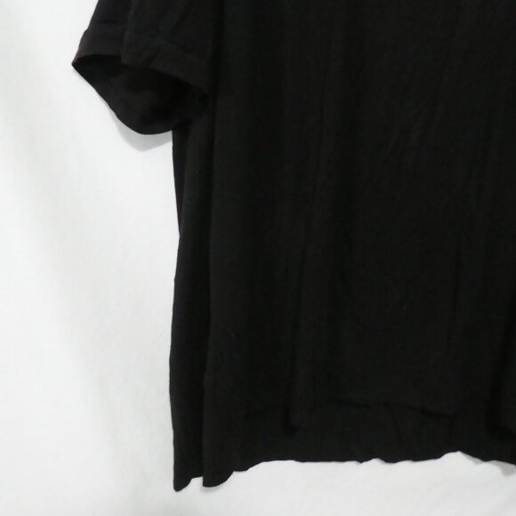 Unbranded | P2P 24 inches | Black U-Neck Top With Sequined Pocket - Picture 12 of 13